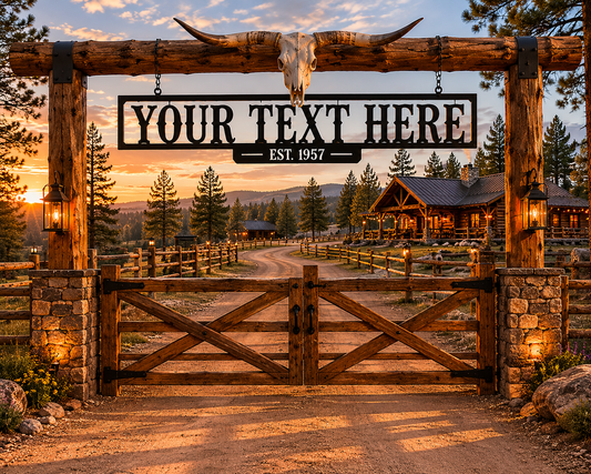 Farm Entrance Sign