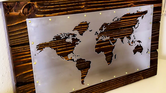 Industrial Steel World Map